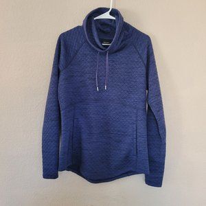 Marmot Womens Annie Funnel Neck Blue Purple Sweater Size Medium Spf 50 Nwt